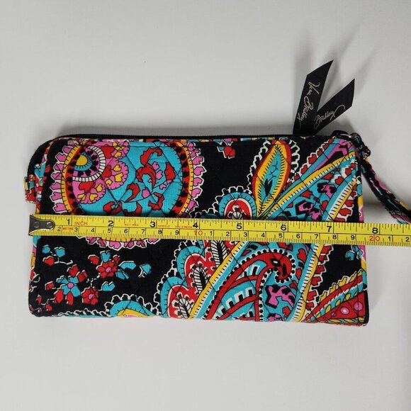 Vera Bradley Parisian Paisly and Floral Wristlet Wallet - Picture 7 of 8